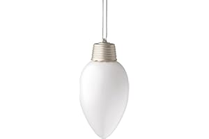 Xodus Innovations WP900 Battery Powered Hanging Decorative Outdoor Pulsing 8 inch C9 Bulb Style Light with Sensor Turns-On at Dark, Single