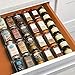 YouCopia SpiceLiner Spice Rack Drawer Organizer (Universal Fit 6-Pack ), 24-Bottle