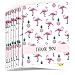 Big Dot of Happiness Pink Flamingo - Party Like a Pineapple - Tropical Summer Thank You Cards (8 count)