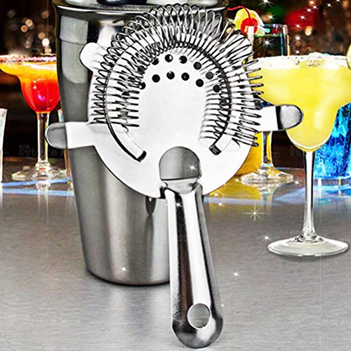 Calayu Barsieb, Edelstahl Cocktail Strainer Kreuz Bartending Filter Sieb DIY Cocktail Sieb Bartending Werkzeuge Bar… – Bild 8