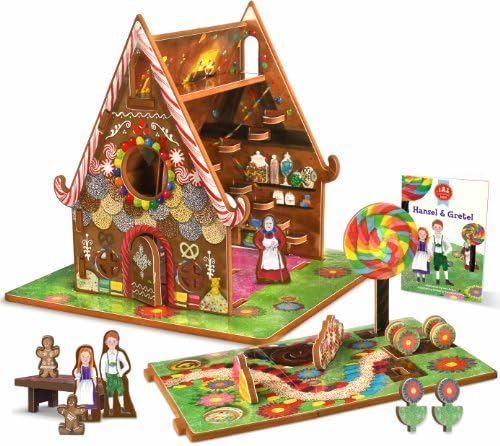 Hansel and Gretel Toy House and Storybook by STORYTIME TOYS