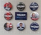 Donald Trump Set of 9 Best Seller Campaign Buttons - Buttons measure 2.25