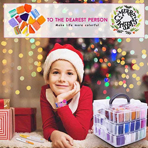 6 Embroidery+Friendship+Bracelet+Organizer+Bracelets