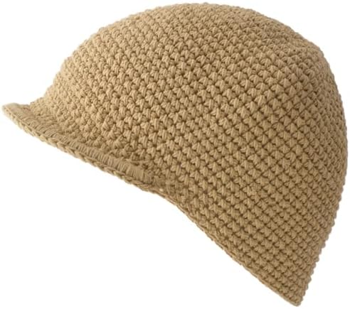 Unisex Beige Beanie Skull Cap with Drawstring Warm Winter Hats for Outdoor Womens Winter Beanie Hat Fleece Lined Warm Skull Cap with  main image 4