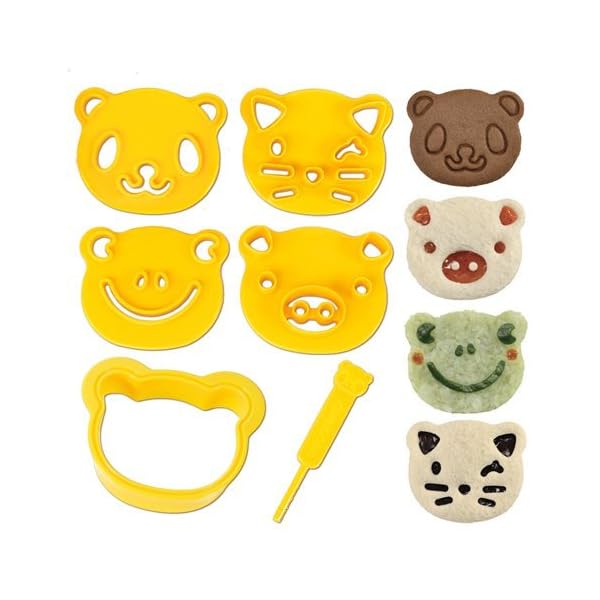 CuteZCute Animal Friends Food Deco Cutter and Stamp Kit