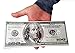 TheGag 100-Enlarged Oversized Replica Fake Play Money-One Hundred Dollar Bills in Black and White-Single Sided Play Money.