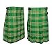 Traditional Irish Tartan Plaid Kilt FREE Flashes & Kilt Pin (Belly Button Measurements 36)