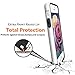 EXSEK Hybrid Ultra Slim 3 Color Case Shockproof [Anti-Slip] [Extra Front Raised Lip] Scratch Resistant Soft Gel Bumper Rugged Case for iPhone 5/5S (Black + White)