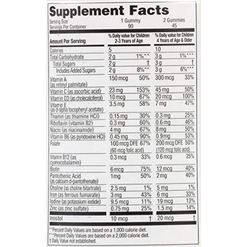 Zarbee's Naturals Children's Complete Multivitamin + Iron, Fruit
