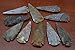 10 Pcs Assort Agate Stone Spearhead Arrowhead Point 3