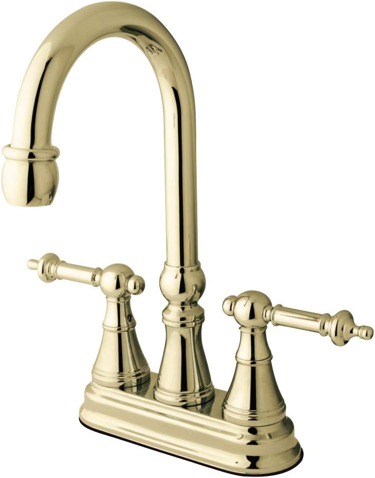 Kingston Brass Ks2492tl Tuscany Bar Faucet Polished Brass