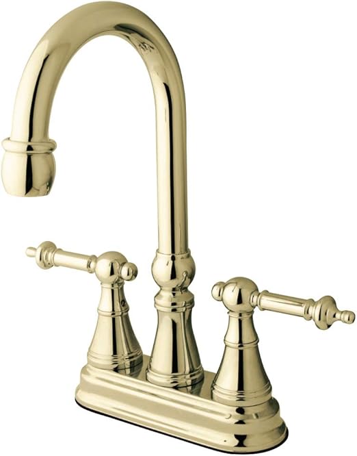 Kingston Brass Ks2492tl Tuscany Bar Faucet Polished Brass