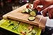 SimPrium - Premium Bamboo Cutting Board with Drip Groove and Plastic Tray for Easy Waste Removal & Faster Food Prep Time - Larger Work Surface Area - Anti-Microbial - Food Safe - 15x10