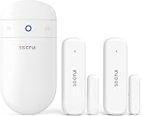 SECRUI Wireless Door Open Sensor Alarm Chime 400ft 52 Tones 110 dB