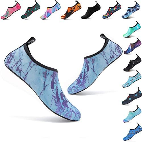 welltree Womens Mens Water Shoes Barefoot Aqua Socks for Outdoor Beach Swim Yoga Exercise