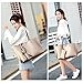 SIFINI Women Tote Bag Tassels Faux Leather Bags Simple Shoulder Handbag with Fashion Small Wristlet Purses