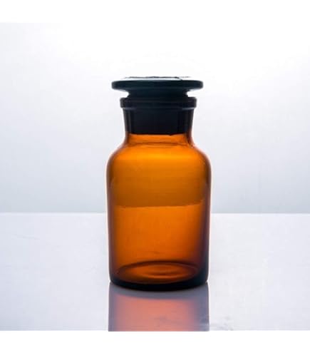 Flacon Réactif En Verre Soda Eisco Labs - 1000ml, Col Large Avec Bouchon - Pour Laboratoire