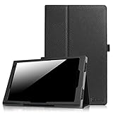 Fintie NPOLE Tablet 10.1 Case, Premium PU Leather Folio Cover with Stylus Holder for NPOLE NT101 / Alldaymall A10T 10.1-Inch Android Tablet, Black