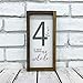 Rustic Farmhouse Family of 4 Sign with Frame - Printed on Wood for a Complete and Stylish Look 6