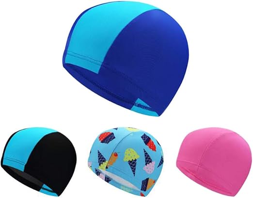children's cloth swimming caps
