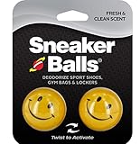 Sof Sole Sneaker Balls Shoe, Gym Bag, and Locker Deodorizer, 1 Pair, Happy Feet