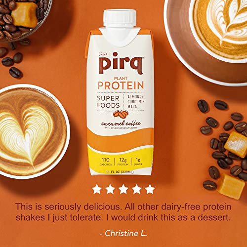 Pirq, Vegan Protein Shake, Turmeric Curcumin, Maca, PlantBased Protein