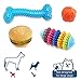 KLEEGER Dog Toy Set: Durable 10-Pack Puppy Toy Package with Storage Bag, Top Interactive Puppy Chewing & Teething Toys/Keep Your Dog Active & Happy Indoors & Outdoors (Squeaky Mix)