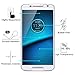 OMOTON Tempered Glass Screen Protector Compatible Motorola Droid Maxx 2 / Moto X Play (2 Pack)