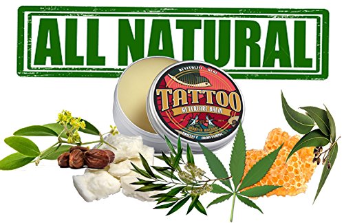 Tattoo Balm Salve (15ml) - Tattoo Aftercare Balm, Tattoo Moisturiser Promotes Healing & Protection of Tattoo, Tattoo Brightening Cream Helps Revitalise Old Tattoo, Made from All Natural Ingredients - Image 5