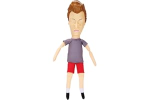 Shelf Talkers 12" Talking Plush Butt-Head from Beavis & Butt-Head, Pull String Toy Collectible Plush