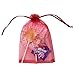 DECORA 4x6 Inch 20 Colors Organza Drawstring Bags Wedding Favour Mesh Bags for Gift Mini Jewelry Candy Pack of 120