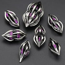 FONVGOGO D&D Metal Dice Set Arcanum with Box Hollow