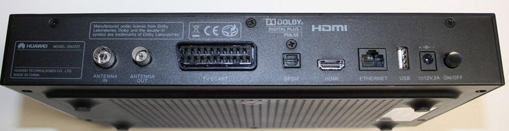 TalkTalk YouView DN372T Set Top Box - 320GB PVR Freeview+ HD Digital Recorder, Black - Image 3