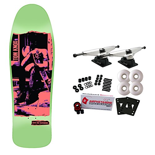 Santa Cruz Skateboard Complete Old School Knox Punk Neon/Min