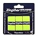 Zingther Super Tacky Tennis Grip Tape, Supreme Self-Adhesive Overgrip for Badminton Racket/Bat/Racquetball/Squash and Pickleball Paddle Handle -Top Grade Tackiness Feel (Neon Yellow, 3 Grips)