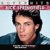 Disco de Rick Springfield: «Super Hits» (Anverso) Disco de Rick Springfield: «Super Hits» (Anverso)
