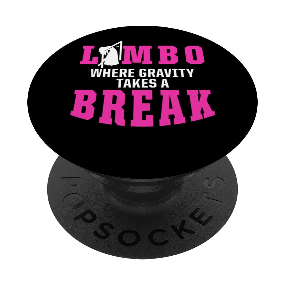 Limbo Dance Limbo Dancing Dancer Girl Limbo Stick PopSockets Swappable PopGrip