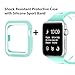 BRG Compatible with Apple Watch Band with Case, Silicone Sport Watch Band with Shock-Proof Protective Case Compatible with Apple Watch Series 3 Series 2 Series 1，Sport and Edition