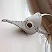 Kangkang@ Plague Bird mask Doctor mask Long Nose Cosplay Fancy Mask Exclusive Gothic Steampunk Retro Rock Leather Halloween mask (White)