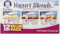 Gerber Yogurt Blends Assortment Snacks, 12 Count, Net Wt. 2.62 lb