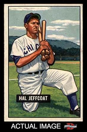 Amazon Com 1951 Bowman 211 Hal Jeffcoat Chicago Cubs