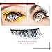 Magnetic False Eyelashes , Ultra Thin 3D Fiber Reusable Best Fake Lashes Extension for Natural and Reusable Fake Eyelashes Natural Look, 1 Pairs (4 Pieces)Handmade (Natural-3D)