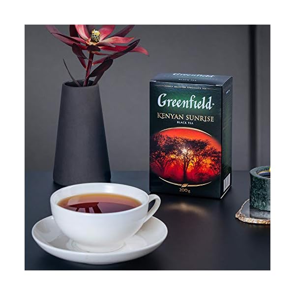 GREENFIELD KENYAN SUNRISE | Single Origin Schwarztee Loose Leaf | Schwarzer Loser Tee | Kenia | Koscher | Black Tea… – Bild 5