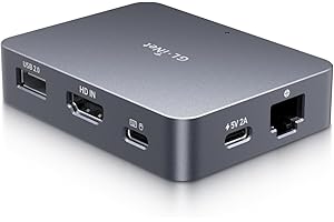 GL.iNet Comet (GL-RM1) Remote KVM Over Internet, 4K@30Hz Tailscale Support,Remote Keyboard, Video, Mouse, Install OS Via BIOS