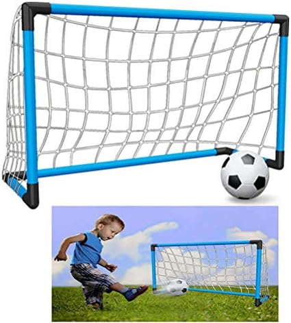 当店限定販売 子供のサッカーゴールポストネットボールポンプ屋内屋外サッカースポーツゲームゴールミニトレーニング練習セット子供のおもちゃ