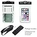 Ailun Waterproof iPhone 6 case Armband Bag Universal for iPhone 7 6 Plus 6 6s 5s 5c Samsung Galaxy S6 Edge S5 S4 Note 4 3 2 Nexus 6 5 4 LG G4 3 Xperia Z3 1 for Boating Hiking Swimming Diving White