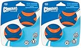 Chuck It! Ultra Squeaker Ball, Medium 4ct (2 x 2ct)
