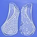 WINOMO Pair of Unisex Silicone Gel Insole Non-Slip Arch Support Shoe Pads(Transparent)