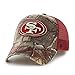 NFL San Francisco 49ers '47 Huntsman Closer Camo Mesh Stretch Fit Hat, One Size, Realtree Camouflage