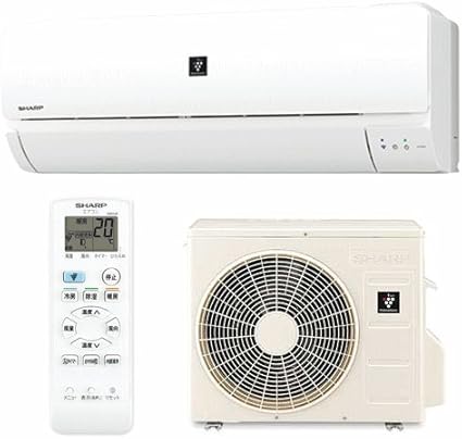 Amazon シャープ Ay G25s W 17年型 ルームエアコン 高濃度プラズマクラスター7000搭載 G Sシリーズ おもに8畳用 8 シャープ Sharp エアコン本体 通販